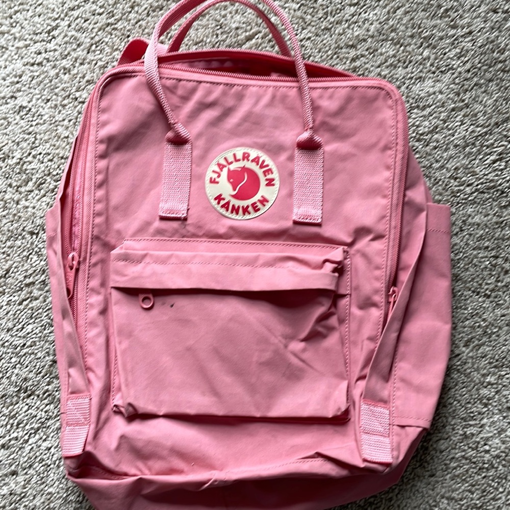 Fjallraven Kanken pink backpack